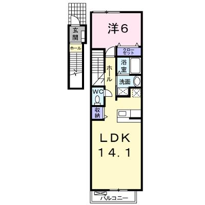 ウエスト　多米 202【管理NO：1-013074801-02020】 ★家具家電は申し込み後に搬入します★ ★2026年08月下旬入居可能★の物件画像