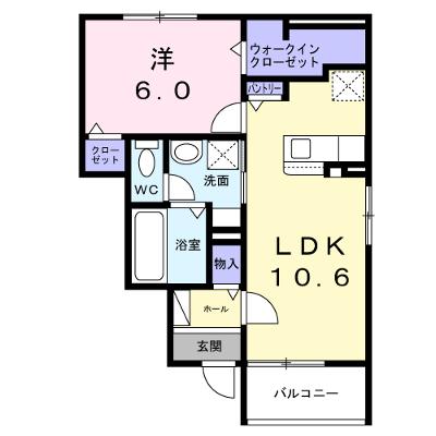 ルミエールＭ　Ⅰ 103【管理NO：1-028545101-01030】 ★家具家電は申し込み後に搬入します★ ★2027年02月上旬入居可能★の物件画像