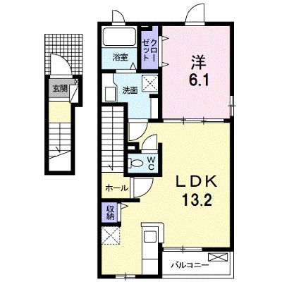 クルール　大村　Ｂ 201【管理NO：1-027201602-02010】 ★家具家電は申し込み後に搬入します 2026年08月下旬入居可能の物件画像
