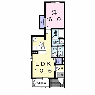 メロウ　ブリーズ 101【管理NO：1-013947701-01010】 ★家具家電は申し込み後に搬入します★ ★2026年09月上旬入居可能★の物件画像