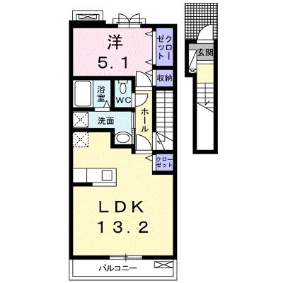 ビブレストⅢ 203【管理NO：1-018560401-02030】 ★家具家電は申し込み後に搬入します★の物件画像