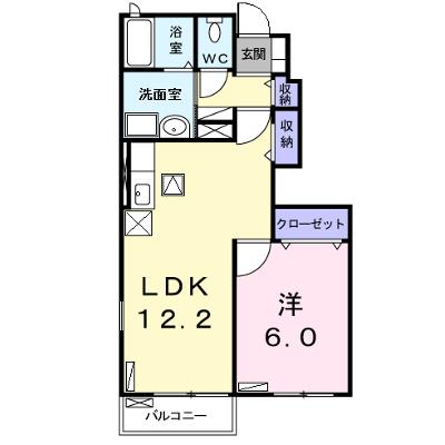ブラン・ルピナス　Ｂ 102【管理NO：1-014726102-01020】 ★家具家電は申し込み後に搬入します★の物件画像
