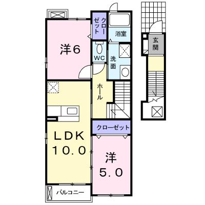 ソレイユ八反 202【管理NO：1-016607901-02020】 ★家具家電は申し込み後に搬入します★ ★2026年08月下旬入居可能★の物件画像