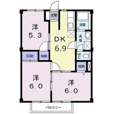 アクティブ河原Ａ 102【管理NO：1-003634701-01020】 ★家具家電は申し込み後に搬入します★ ★2026年08月中旬入居可能★の物件画像