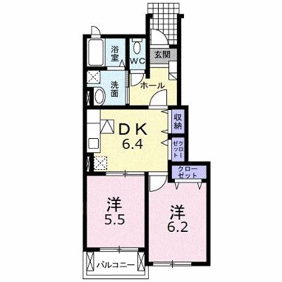 ラ・エスポワールⅡ 102【管理NO：1-015359302-01020】 ★家具家電は申し込み後に搬入します 2026年09月中旬入居可能の物件画像