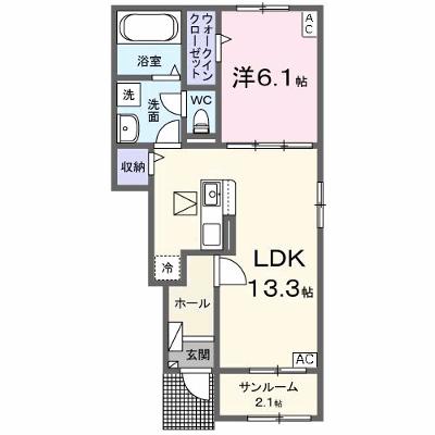 サイレント・メゾンⅠ 102【管理NO：1-028141301-01020】 ★家具家電は申し込み後に搬入します 2026年08月下旬入居可能の物件画像