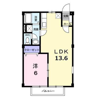 パセオローザ 201【管理NO：1-005107501-02010】 ★家具家電は申し込み後に搬入します 2026年08月下旬入居可能の物件画像