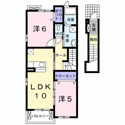 ワイズハウス 205【管理NO：1-014446801-02040】 ★家具家電は申し込み後に搬入します★ ★2026年08月下旬入居可能★の物件画像