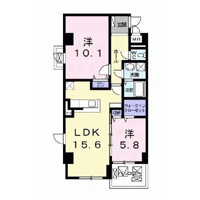 エアリーヒルズ芦屋 405【管理NO：1-019706501-04050】 ★家具家電は申し込み後に搬入します 2026年08月下旬入居可能の物件画像