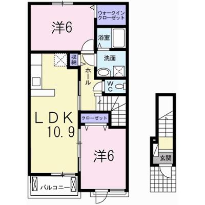 ラボールⅠ 202【管理NO：1-023090001-02020】 ★家具家電は申し込み後に搬入します 2026年08月下旬入居可能の物件画像