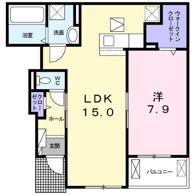 セレーノ 103【管理NO：1-024413201-01030】 ★家具家電は申し込み後に搬入します 2026年08月下旬入居可能の物件画像