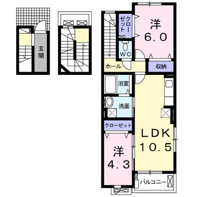 オーセンティック４ 301【管理NO：1-020120302-03010】 ★家具家電は申し込み後に搬入します 2026年09月中旬入居可能の物件画像