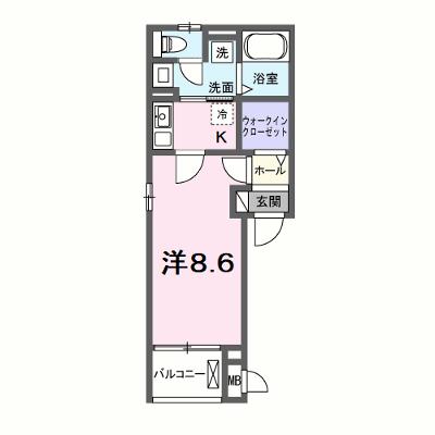 プログレＮΩ 201【管理NO：1-027797601-02010】 ★家具家電は申し込み後に搬入します 2026年08月下旬入居可能の物件画像