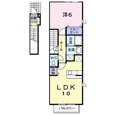 カルム 203【管理NO：1-018077801-02030】 ★家具家電は申し込み後に搬入します★ ★2026年08月中旬入居可能★の物件画像