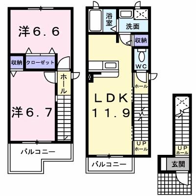 メゾン・みのうら 210【管理NO：1-014515501-02080】 ★家具家電は申し込み後に搬入します 2026年08月下旬入居可能の物件画像