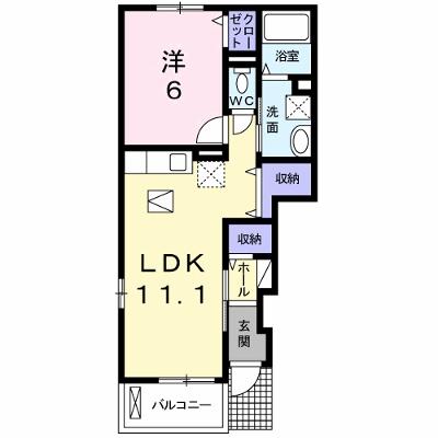 アルベーロディリモーネⅡ 101【管理NO：1-020131102-01010】 ★家具家電は申し込み後に搬入します 2026年08月中旬入居可能の物件画像