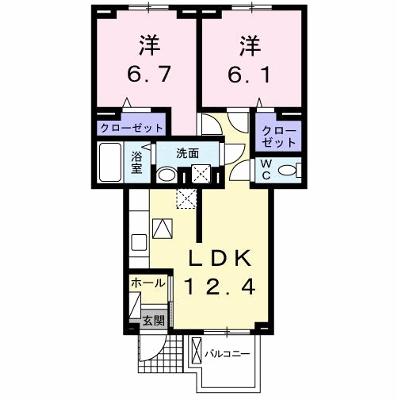 ルアーナ山城 102【管理NO：1-019806601-01020】 ★家具家電は申し込み後に搬入します 2026年08月下旬入居可能の物件画像