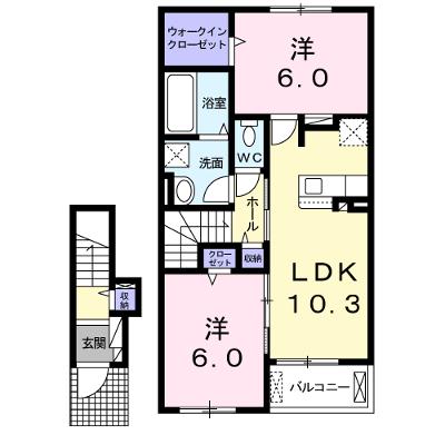 フリーデⅣ 203【管理NO：1-025509004-02030】 ★家具家電は申し込み後に搬入します 2026年08月下旬入居可能の物件画像