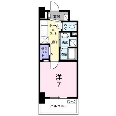 メルベージュ岸 207【管理NO：1-025477001-02060】 ★家具家電は申し込み後に搬入しますの物件画像