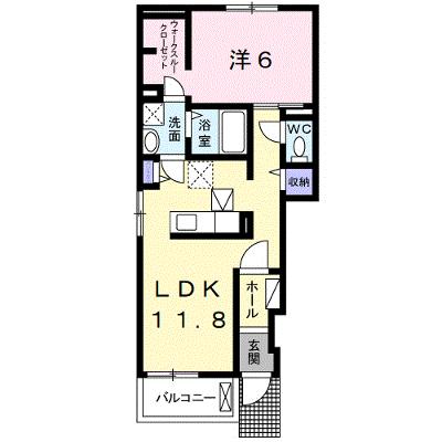 響 101【管理NO：1-023415901-01010】 ★家具家電は申し込み後に搬入します★ ★2026年08月中旬入居可能★の物件画像