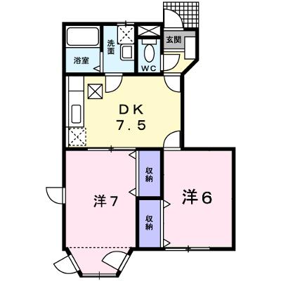 パインツリー 103【管理NO：1-006515701-01030】 ★家具家電は申し込み後に搬入します★ ★2026年08月中旬入居可能★の物件画像