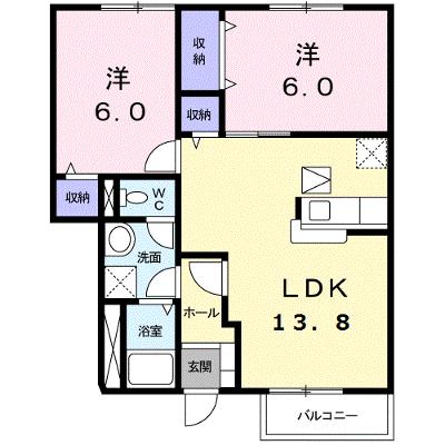 サンシェール　Ｂ 102【管理NO：1-011538902-01020】 ★家具家電は申し込み後に搬入します★の物件画像