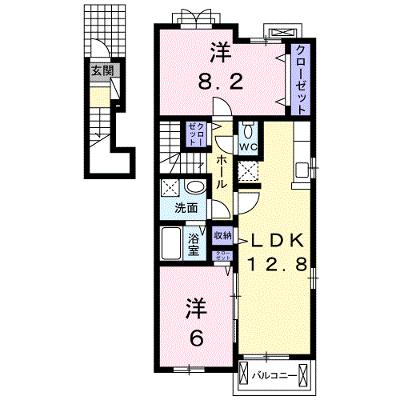 ミューズ林　Ｂ 201【管理NO：1-021761402-02010】 ★家具家電は申し込み後に搬入します 2026年08月下旬入居可能の物件画像