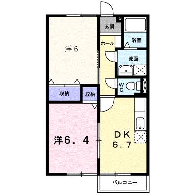 コーポサンレモ　Ａ 202【管理NO：1-007344701-02020】 ★家具家電は申し込み後に搬入します 2026年08月下旬入居可能の物件画像