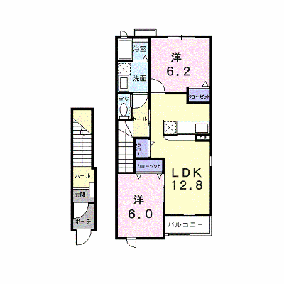 リヴァーパークⅡ　Ｄ 202【管理NO：1-014103104-02020】 ★家具家電は申し込み後に搬入します★の物件画像