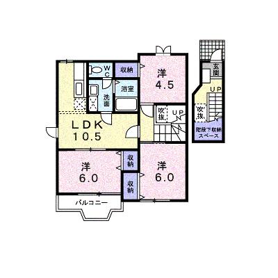 シュピーレン空港通Ｃ 202【管理NO：1-007388101-02020】 ★家具家電は申し込み後に搬入します 2026年08月下旬入居可能の物件画像
