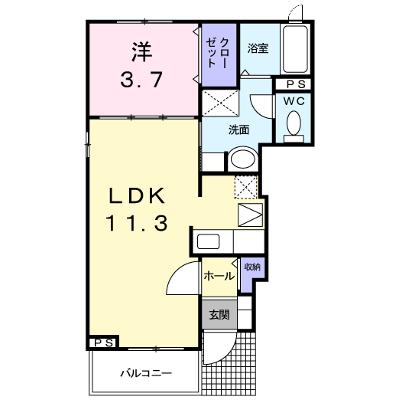 ジーラ・ソーレ　Ⅱ 101【管理NO：1-015488102-01010】 ★家具家電は申し込み後に搬入します★の物件画像