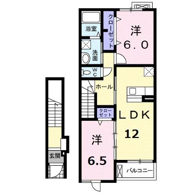 レインボーキャッスル山際ⅡＢ 202【管理NO：1-013849502-02020】 ★家具家電は申し込み後に搬入します 2026年09月下旬入居可能の物件画像