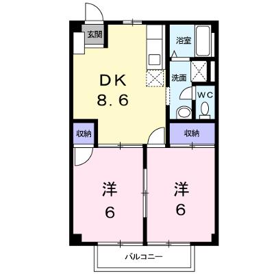 シエヌー 203【管理NO：1-005002201-02030】 ★家具家電は申し込み後に搬入します★の物件画像