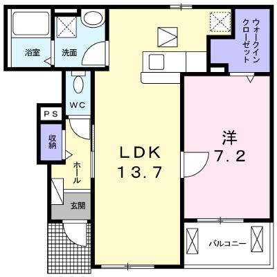 トレインビュー船穂Ａ 102【管理NO：1-022627601-01020】 ★家具家電は申し込み後に搬入します 2026年08月下旬入居可能の物件画像