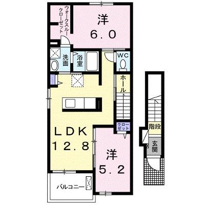 セレノ　ディモーラ　Ⅱ 201【管理NO：1-023857702-02010】 ★家具家電は申し込み後に搬入します 2026年08月下旬入居可能の物件画像