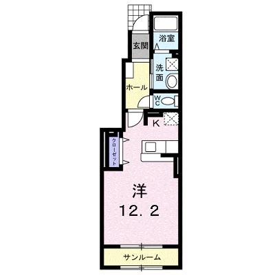パインコーン　２番館 102【管理NO：1-014231202-01020】 ★家具家電は申し込み後に搬入します 2026年08月下旬入居可能の物件画像