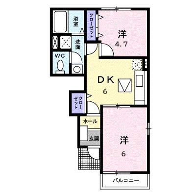 ア・サンテＢ 104【管理NO：1-013799802-01040】 ★家具家電は申し込み後に搬入します 2026年08月下旬入居可能の物件画像
