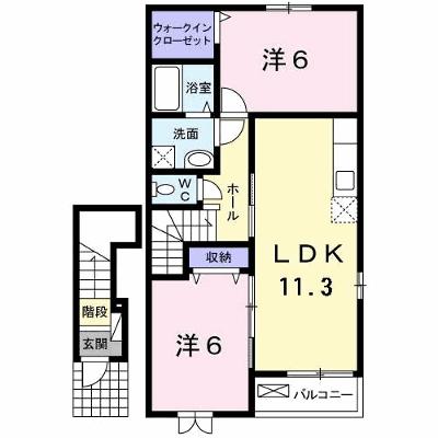 エスペランサ　ひな 205【管理NO：1-017852301-02050】 ★家具家電は申し込み後に搬入します 2026年08月下旬入居可能の物件画像