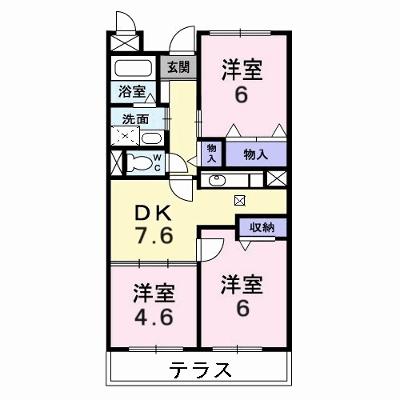 エスポワール吉田 103【管理NO：1-011309101-01030】 ★家具家電は申し込み後に搬入します★の物件画像