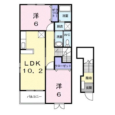 パレス　ブルー・マウンテンＢ 201【管理NO：1-012437302-02010】 ★家具家電は申し込み後に搬入します 2026年08月中旬入居可能の物件画像