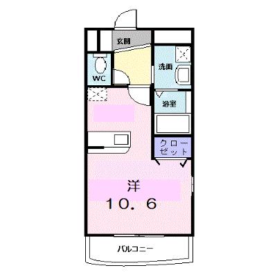 シャン・ド・フレーズⅡ 201【管理NO：1-011422501-02010】 ★家具家電は申し込み後に搬入します 2026年09月中旬入居可能の物件画像