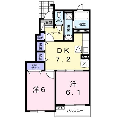 スターヒルⅡ 102【管理NO：1-018072701-01020】 ★家具家電は申し込み後に搬入します★ ★2026年09月上旬入居可能★の物件画像