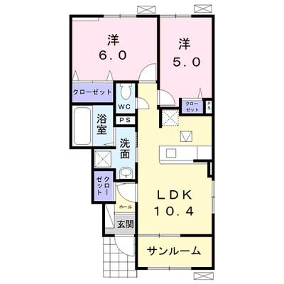 ルミナス　サードⅡ 102【管理NO：1-024278902-01020】 ★家具家電は申し込み後に搬入します★ ★2026年08月下旬入居可能★の物件画像