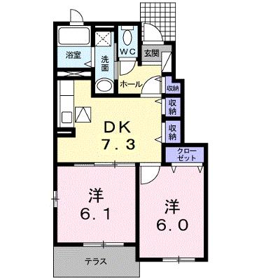 ヴェルデ・コッリーナ　Ⅰ 103【管理NO：1-019284501-01030】 ★家具家電は申し込み後に搬入します★ ★2026年08月下旬入居可能★の物件画像