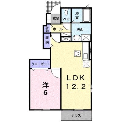 リアン・ロジュマンＡ 101【管理NO：1-014881601-01010】 ★家具家電は申し込み後に搬入します★の物件画像