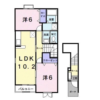キャトルセゾンＢ 201【管理NO：1-012989702-02010】 ★家具家電は申し込み後に搬入します 2026年08月下旬入居可能の物件画像