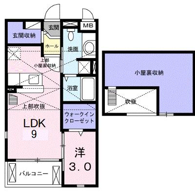 ヌウボー・メゾン 205【管理NO：1-018071901-02050】 ★家具家電は申し込み後に搬入します★ ★2026年08月中旬入居可能★の物件画像