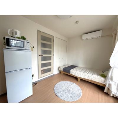 🔷🔹🔸🔶⭐駅徒歩5分⭐2人入居可！1Kタイプ⭐近隣に商業施設多数！⭐SRC造で音が気になる方にも安心♪⭐【禁煙&Wi-Fi無料】⭐🔶🔸🔹🔷「K18」の物件画像