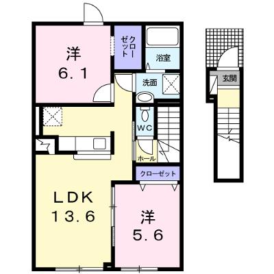 Ｋ・ＳヴィラⅡ 202【管理NO：1-020014201-02020】 ★家具家電は申し込み後に搬入します 2026年07月下旬入居可能の物件画像