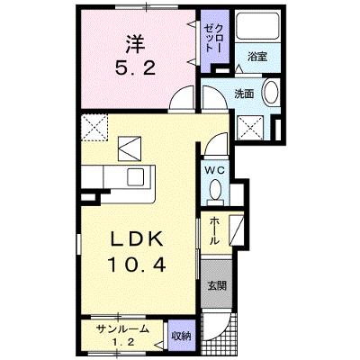 メゾン　セイバリー 101【管理NO：1-017927001-01010】 ★家具家電は申し込み後に搬入します 2026年08月上旬入居可能の物件画像